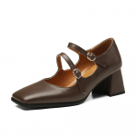 Black Brown Women Pumps High Heel Small Big size 32 48 34 must