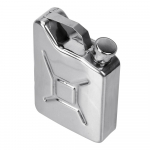 Bensiini &auml;mbri stiilis alkoholiveini konteiner 5 untsi roostevabast terasest libisemisvastane peobaari jaoks m&otilde;eldud kaasaskantav viski viina pudeli komplekt h&otilde;be