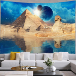 Vana-Egiptuse seinavaibad Seinaripp Hierogl&uuml;&uuml;filised nikerdused Boho Toakaunistused Aksessuaarid Egiptuse Seinavaibad Esteetilised 200x150cm