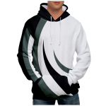 Moeprindiga avar meeste ja naiste pikkade varrukatega kapuutsiga kampsun M khaki
