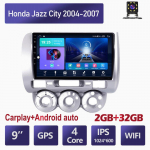 Juhtmeta autoraadio Carplay jaoks Honda Jazz City 2004-2007 Android Multimeedia Videopleier GPS Navigatsioon WIFI 2+32GB 2+32GB