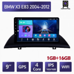 2Din Androidi autoraadio BMW X3 E83 jaoks 2004-2012 Multimeedia Carplay Auto WIFI peaseade stereonavigatsioon 2+32GB 1+16GB