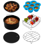 Frit&uuml;&uuml;ri tarvikute komplekt, 6 t&uuml;kki 7-tollise frit&uuml;&uuml;ri jaoks One Size