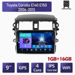 9-tolline Android Carplay Toyota Corolla E140/150 2006-2013 autoraadio Multimeedia videopleier GPS-navigatsioon WIFI 2+32GB 1+16GB