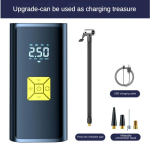 6000mAh 150PSI Smart Air Pump kaasaskantav auto automaatne kompressoriga rehvi t&auml;itur mootorratta t&auml;ispuhutavale jalgrattale