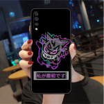 &Uuml;mbris Samsung Galaxy A50 A20S A20e A70 A10 A40 A30 A10s A10e M51 M31s M13 must pehme telefonikaas Pokemon Gengar Samsung A70s