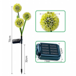 3 peaga v&otilde;ilillelillega p&auml;ikeseenergiaga LED-valgustid v&auml;liaia murulambid aiat&auml;nava murulambid Fairy lamps Yard 1Pcs