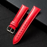 Nahast k&auml;ekellade rihm 10 mm 12 mm 14 mm 16 mm 18 mm 20 mm 22 mm 24 mm kellarihmad kellarihmad 18mm punane