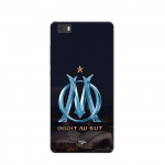 Coque Maniacase pour Huawei P8 Lite OM logo bleu et dor&eacute;e stade