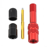 &Otilde;hkhargiga t&auml;ispuhutav pikendus alumiiniumsulamist t&auml;ispuhutav punane