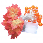 Halloweeni kaunistus vahtralehe ornament Halloweeni tuled One Size