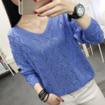 Naiste kudumid &otilde;&otilde;nsate pikkade varrukatega alumine s&auml;rk kevad- ja s&uuml;gisene V-kaelusega &otilde;huke silmkoeline pullover komplekt Korea stiilis kampsunid S