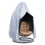 Patio Egg tooli kate lukuga veekindel UV-kindel pingutusn&ouml;&ouml;ri disain, ilmastikukindel v&auml;litingimustes vitstest munakiik tooli kate S hall