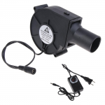 110V 220V BBQ-ventilaator grill-k&uuml;tteahi 3-12V &otilde;hupuhur k&uuml;psetusgrillventilaator Reguleeritava kiirusega s&ouml;ega tulek&auml;ivitaja 9733 EU