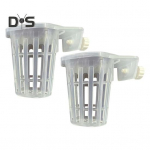 2 tk Seinale paigaldatav akvaariumi taimehoidik veetaimede riidepuu Kalapaagi korvihoidik H&uuml;dropoonilised taimed, statiiv kultiveerimiskaunistused, plastist istutusmasin 2pcs