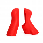 Maanteeratta k&auml;iguvahetuspiduri hoova kate Jalgratta piduri k&auml;epidemed, silikoonist jalgratta k&auml;epideme kaitse Shimano ST R7000 R8000 k&auml;iguvaheti jaoks punane