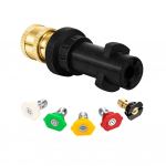 6 tk autotarvikuid 1800 psi elektriline k&otilde;rgsurvepesuri adapter Karcher k2k3k4k5k6k7 jaoks Otsik pihustusp&uuml;stoli vee jaoks autopesu
