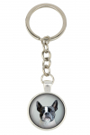 Boston Terrier, American Gentleman - keychain with your photo, key decoration, bag pendant from Art-Dog brand