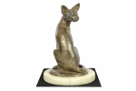 Egyptian Mau Cat cat statuette, dog silhouette figurine, dog show trophy by Art-Dog