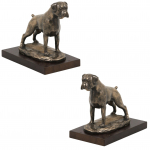 Boxer, German Boxer III - dog figurine, dog silhouette figurine, trophy for Art-Dog dog show exhibition