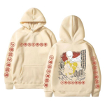 Tugevaim Kangelane Saitama Sensei Hupparid Anime One Punch Unisex Tr&uuml;kitud Huppar Naljakas Unisex Unisexga &Uuml;legabariidiline Dressipluus M beige