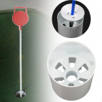 Golfiaugu tassitarvikud Alumiiniumist putter harjutamiseks harjutusv&auml;ljakul 10.8 x 10 cm
