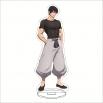 Anime Jujutsu Kaisen akr&uuml;&uuml;lstatiiv Fushiguro Toji Geto Suguru Satoru Gojo tegevusfiguur PVC lauaarvuti statiiv mudelm&auml;nguasi 15cm P