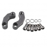2 tk mootorratta peeglite p&uuml;stiku pikendusklambrite adapter BMW R1200GS LC jaoks