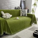 1 tk Lihtne diivanir&auml;tik, mis katab kassi kriimustusvastase diivanikaitse elutoa koera voodikatte ja lemmikloomade voodikatte jaoks 1seater 180x130cm valge