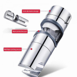 Vannitoa tarvikud 360&deg; p&ouml;&ouml;rlemine 18-25 mm Reguleeritav du&scaron;ipea hoidja Du&scaron;ihoidiku klamber Du&scaron;ipea siini liugklamber