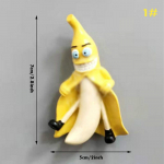 K&uuml;lmkapimagnetid puu-banaan ja avokaado k&uuml;lmkapi valgetahvlite kaunistamiseks 5*7cm kollane
