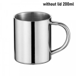 1 tk joogi&otilde;lu tee mahl termiline trummel Kahekihiline isoleeritud tassid Uus roostevabast terasest kruus without lid 200ml