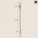 2-&uuml;hes silikoonist kaabitsakomplekt Kosmeetiline vedel jumestuskreem n&auml;okreem Lusikas kraapiv n&auml;gu Nahahooldusvahendid S lilla
