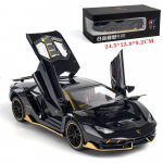 1/24 Diecast Lambor 770 K&otilde;rge Simulatsiooniga Sulamist Sportauto Mudel Heli Super V&otilde;idus&otilde;idu Kuuma Auto Velg Laste Kingitus Miniatuurauto must