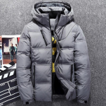 Talvejope Meeste Valge Pardi Ule V&auml;lisriided Mantel Parka Soe Mantel Veste Homme Vinter Jakke M punane