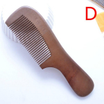 Paksendatud sandlipuust naturaalsest puidust kamm Kodumajapidamises kasutatava puidu kamm Antistaatiline juuste v&auml;ljalangemise vastu ehtne massaaž U A