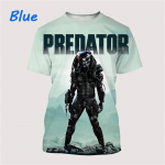 Predator Graafiline T-s&auml;rk meestele Mood T&auml;navar&otilde;ivad Hip Hop 3D Prinditud &Otilde;udusfilm Alien T-s&auml;rk Suvine vabaaja naister&otilde;ivad L
