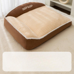 Koerte voodi Lemmikloom Koer Diivan Velvet Pesa S&uuml;gis- ja Talvine Soe magamisalus Suur koer Kuldne retriiver Satsuma Kennel 3XL-（120*90*25cm）