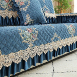 Euroopa stiilis suur seelikuga diivanikate Neli aastaaega universaalne libisemiskindel diivanipadi Kvaliteetne pitskangas Diivanir&auml;tik Padi 80*180cm