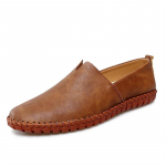 Vabaajak&auml;igulised nahast meeste kingad Pehme tallaga &Uuml;limalt kerged meeste mokassiinid libisemiskindlad Moccasins Hingavad Slip-on Meeste s&otilde;idukingad Paadikingad 39