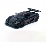 1/32 Koenigsegg ONE 1 Sulamist Sportauto Mudel Valatud Metallist V&otilde;idus&otilde;iduautode Mudel Simulatsioon Heli ja Valgus Laste M&auml;nguasi Kingitus must
