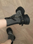 K&otilde;rged kontsad Cowboy naiste poolsaapad Cowgirl naiste jalan&otilde;ud &uuml;mmarguse varbaga Elegantne kontsaga teksariidest &scaron;ikk suur suur soe Gyaru kuum 35