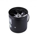 4-tolline ventilaatoriga &otilde;hu ventilaator koduk&ouml;&ouml;gi jaoks metalltoru ventilatsiooni v&auml;ljat&otilde;mbeventilaator Mini v&auml;ljat&otilde;mbeseade vannitoa WC seina ventilaator toru ventilaator must