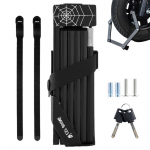 Bike Lock With Key Shackle Bicycle U-Lock Portable Anti-Theft Bike U Lock For Electric & Folding Bike Lawn Mower Mountain Bike United States