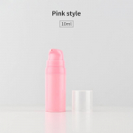 5/10/15 ml t&uuml;hjad &otilde;huta pumbaga pudelid minikreemiga vaakumkosmeetikakonteinerid naiste meigiemulsiooniga pudelid 15ml valge