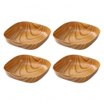 Praktiline ruudukujuline magustoidutaldrik Kulumiskindel multifunktsionaalne 4pcs