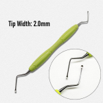 High Quality Handle Dental Scaler Spoon Tooth Cleaning Excavator Restorative Instruments Spoon Tool High quality Long tip 1 piece 2.0mm