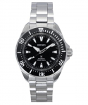 Seiko Prospex Sea Samurai Shog-urai Roostevabast terasest Must sihver Automaatne Sukeldujakell SRPL13K1 200M Meeste kell must