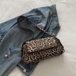 Moodne kaenlaalune v&auml;ike kott naiste trendikas kott naiste &otilde;lakott mood mitmek&uuml;lgne leopardimustriline &otilde;lakott naistele pruun