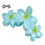 Naiste juuksek&uuml;&uuml;s lillekujuline gradientv&auml;rviline juukseklamber Kerge v&auml;rviline juukseklamber sinine